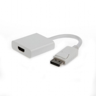 Adaptor Displayport la HDMI T-M Alb, Gembird A-DPM-HDMIF-002-W